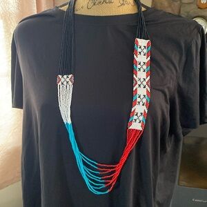 Hand beaded necklace